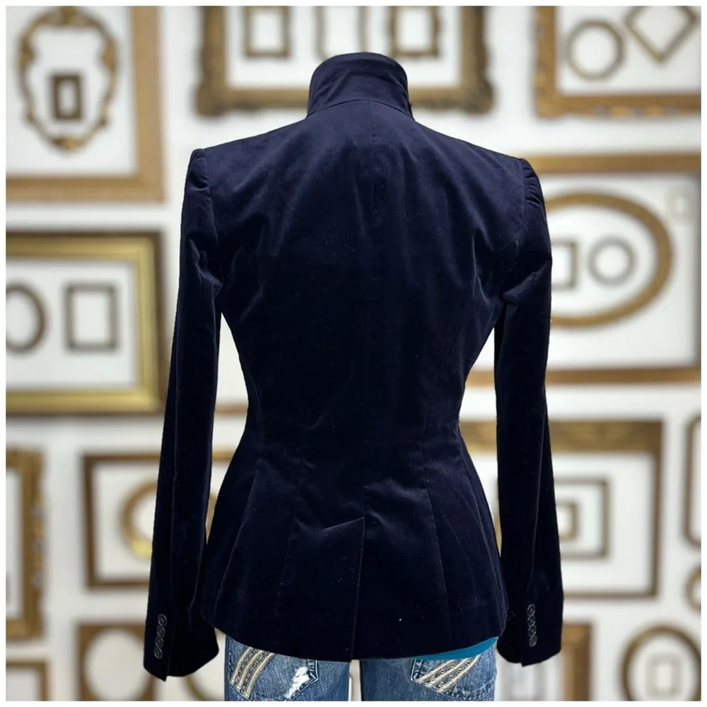 Ralph Lauren Black Label Velvet Equestrian Style Jacket - Picture 4 of 14